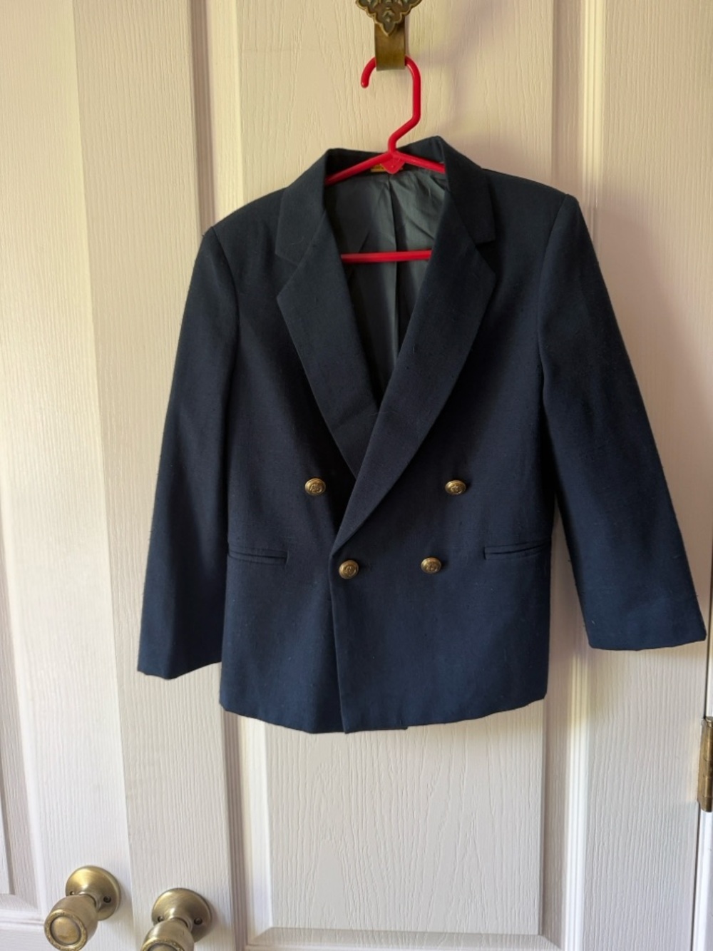 D12 TFW Classic Double-Breasted Navy Blazer